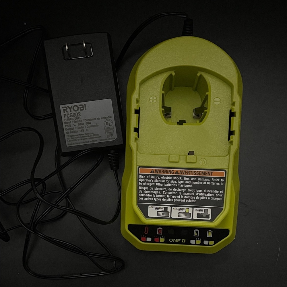 Ryobi PCG002 18V ONE+ Li-Ion Battery Charger ( charger only)